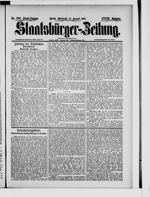 Staatsbürger-Zeitung vom 25.08.1897