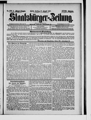 Staatsbürger-Zeitung on Aug 27, 1897