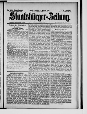 Staatsbürger-Zeitung on Aug 27, 1897