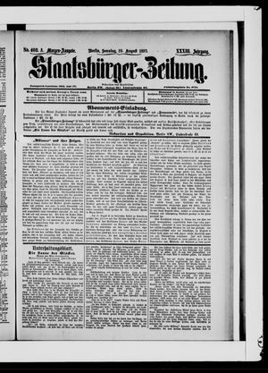 Staatsbürger-Zeitung vom 29.08.1897