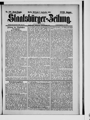 Staatsbürger-Zeitung vom 08.09.1897