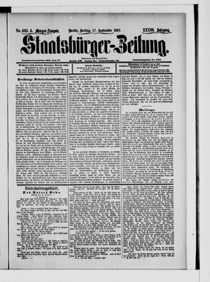 Staatsbürger-Zeitung vom 17.09.1897