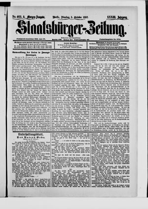 Staatsbürger-Zeitung vom 05.10.1897