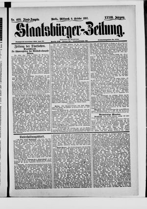 Staatsbürger-Zeitung vom 06.10.1897