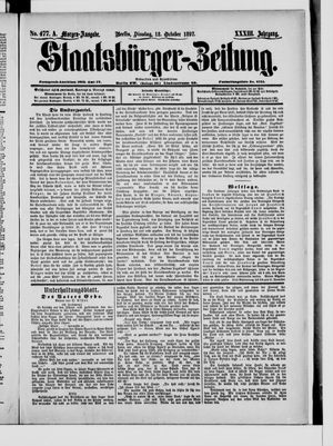 Staatsbürger-Zeitung vom 12.10.1897