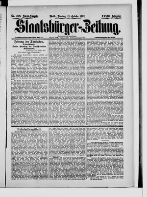Staatsbürger-Zeitung vom 12.10.1897