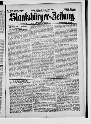 Staatsbürger-Zeitung vom 20.10.1897