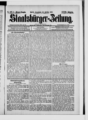 Staatsbürger-Zeitung vom 23.10.1897