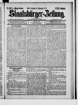 Staatsbürger-Zeitung vom 30.11.1897