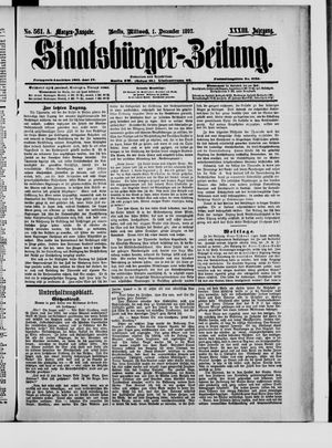 Staatsbürger-Zeitung vom 01.12.1897