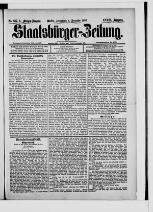Staatsbürger-Zeitung on Dec 3, 1897
