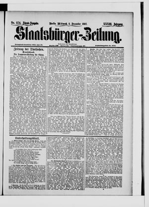 Staatsbürger-Zeitung vom 08.12.1897