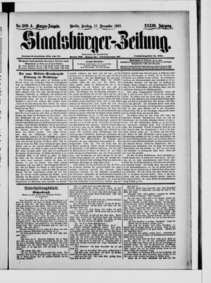 Staatsbürger-Zeitung on Dec 17, 1897