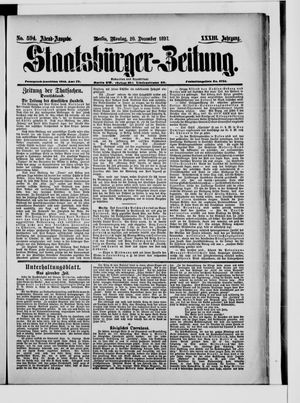 Staatsbürger-Zeitung vom 20.12.1897