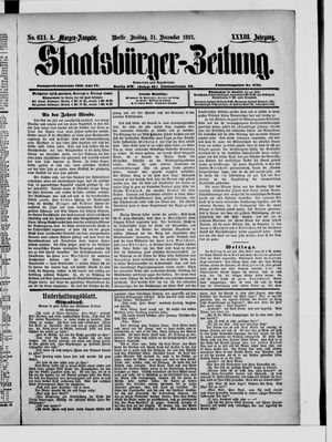 Staatsbürger-Zeitung vom 30.12.1897