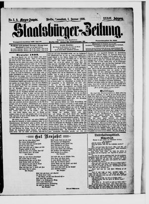 Staatsbürger-Zeitung on Jan 1, 1898
