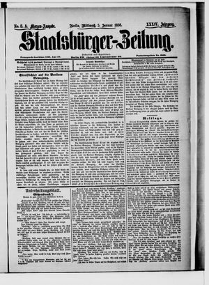 Staatsbürger-Zeitung on Jan 5, 1898