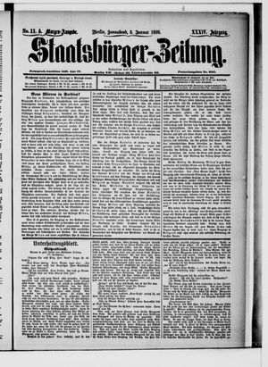Staatsbürger-Zeitung vom 08.01.1898