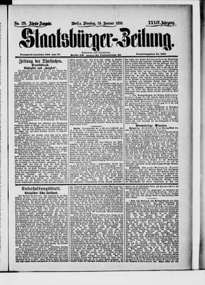 Staatsbürger-Zeitung vom 18.01.1898