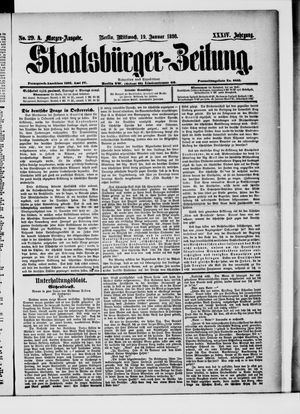Staatsbürger-Zeitung on Jan 19, 1898