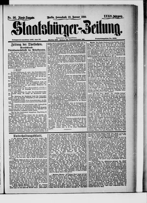 Staatsbürger-Zeitung on Jan 22, 1898