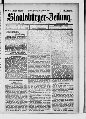 Staatsbürger-Zeitung on Jan 25, 1898