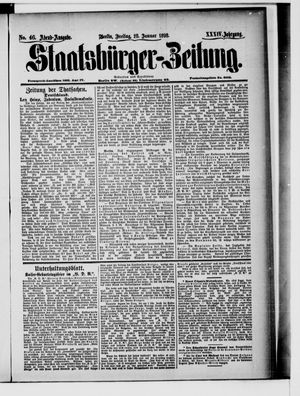 Staatsbürger-Zeitung on Jan 28, 1898