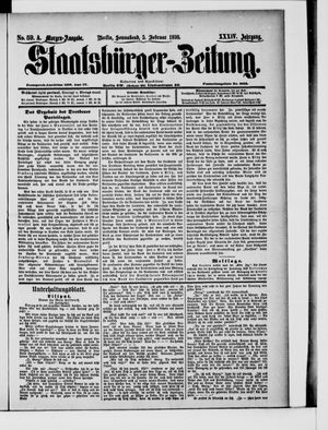 Staatsbürger-Zeitung on Feb 5, 1898