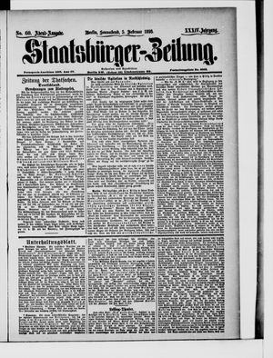 Staatsbürger-Zeitung on Feb 5, 1898