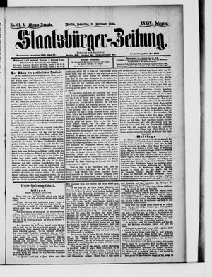 Staatsbürger-Zeitung vom 06.02.1898