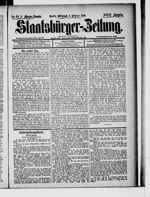 Staatsbürger-Zeitung on Feb 9, 1898