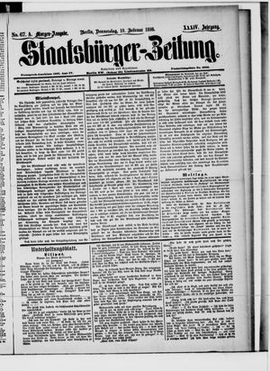 Staatsbürger-Zeitung vom 10.02.1898