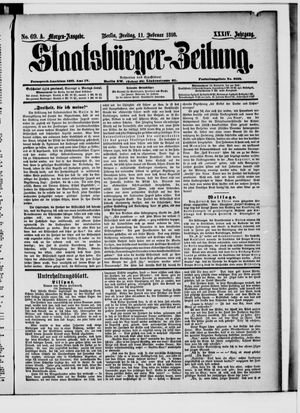 Staatsbürger-Zeitung vom 11.02.1898