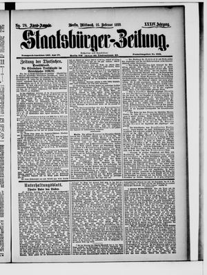 Staatsbürger-Zeitung on Feb 16, 1898