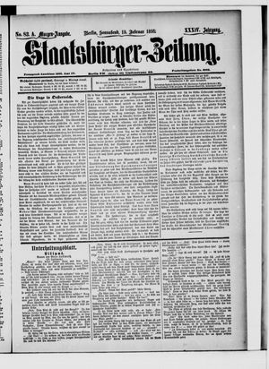 Staatsbürger-Zeitung vom 19.02.1898