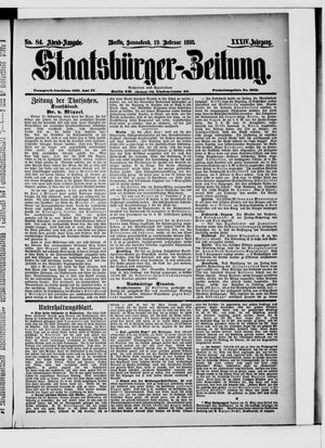 Staatsbürger-Zeitung vom 19.02.1898