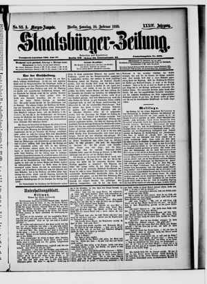 Staatsbürger-Zeitung on Feb 20, 1898