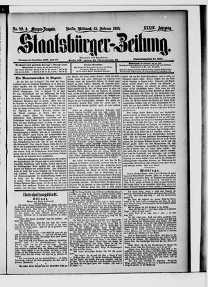 Staatsbürger-Zeitung vom 23.02.1898