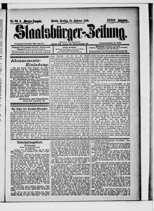 Staatsbürger-Zeitung on Feb 25, 1898