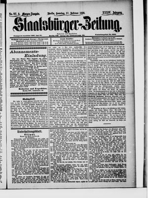 Staatsbürger-Zeitung vom 27.02.1898