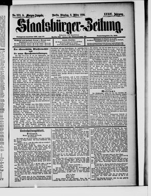 Staatsbürger-Zeitung vom 08.03.1898