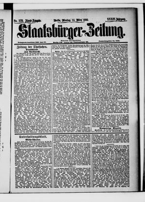 Staatsbürger-Zeitung on Mar 14, 1898