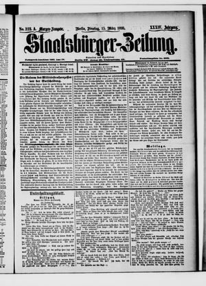Staatsbürger-Zeitung on Mar 15, 1898