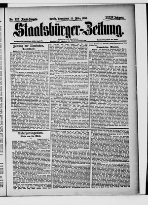 Staatsbürger-Zeitung vom 19.03.1898