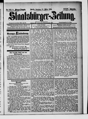 Staatsbürger-Zeitung on Mar 27, 1898