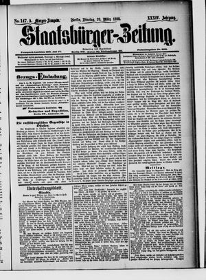 Staatsbürger-Zeitung on Mar 29, 1898