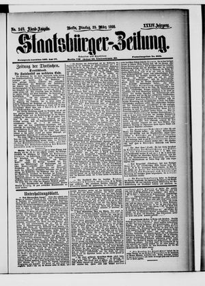 Staatsbürger-Zeitung vom 29.03.1898