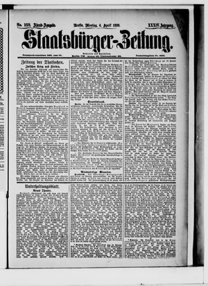 Staatsbürger-Zeitung on Apr 4, 1898