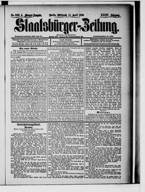 Staatsbürger-Zeitung vom 13.04.1898