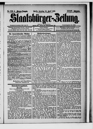 Staatsbürger-Zeitung vom 24.04.1898